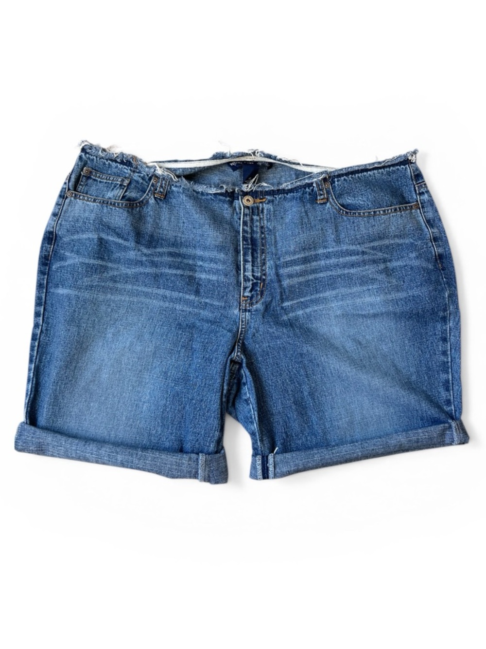 Venezia Raw Hem Cut Off Jean Shorts